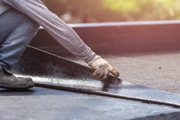 Professional Waterproofing technician working in Neshanic Station, NJ